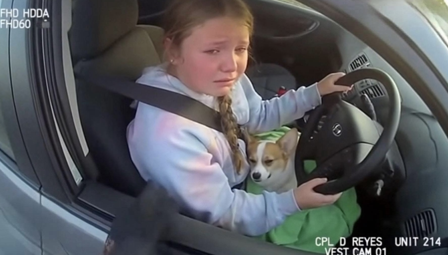 Breaking News: 12-Year-Old Girl in Texas Drives Nearly a Mile Because Her Puppy Was Dying — Pulled Over by an Officer Who Immediately Rushed the Pup to the Vet and Saved Its Life — But What He Told Her Mom Before Leaving Has the Internet in Tears… Read the Full Story Below