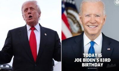 Donald Trump Shares Blunt Statement on Former President Joe Biden’s 83rd Birthday With Family and Friends After Viral Clip Shows Biden Looking Lost at His Celebration