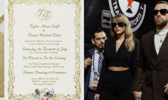 Travis Kelce and Taylor Swift Release Their Highly Anticipated Wedding Invitations, Captivating Fans Worldwide Just Days After Heartbreaking Loss to the Cowboys