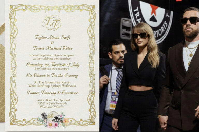 Travis Kelce and Taylor Swift Release Their Highly Anticipated Wedding Invitations, Captivating Fans Worldwide Just Days After Heartbreaking Loss to the Cowboys
