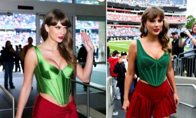 Breaking News: Taylor Swift Makes a Stunning Late Halloween Appearance at the Chiefs vs Bills Game to Support Fiancé Travis Kelce — But Fans Boo Her Heavily as Kelce Watches from Afar, Looking Disgusted… Then Taylor’s Shocking 3-Word Response Stuns Everyone!