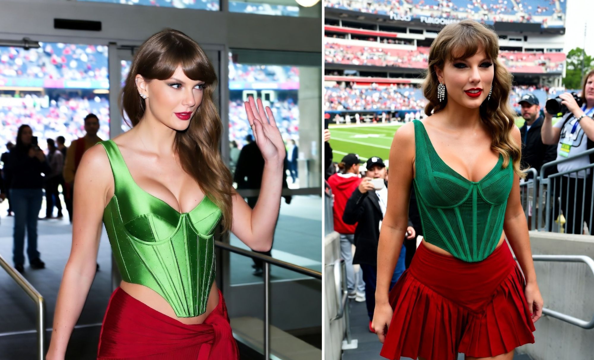 Breaking News: Taylor Swift Makes a Stunning Late Halloween Appearance at the Chiefs vs Bills Game to Support Fiancé Travis Kelce — But Fans Boo Her Heavily as Kelce Watches from Afar, Looking Disgusted… Then Taylor’s Shocking 3-Word Response Stuns Everyone!