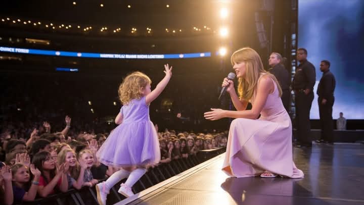 Taylor Swift reads a little girl shirt and stops her concert immediately... Full story