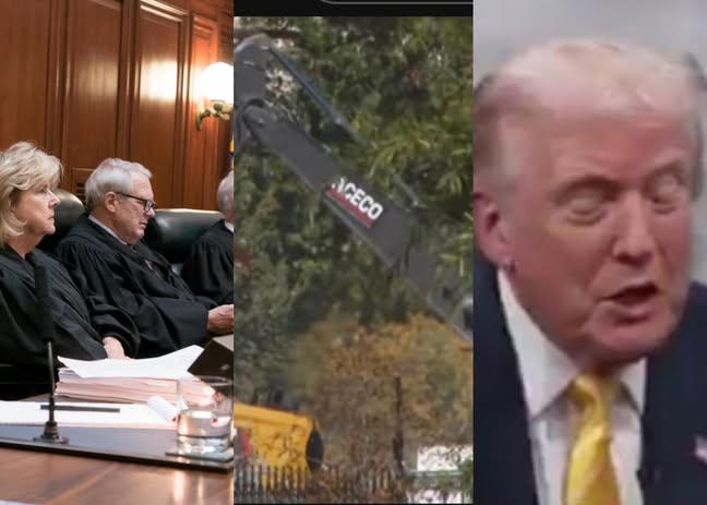 JUST IN: The Supreme Court sets a hearing date for Donald Trump’s alleged illegal demolition of the White House East Wing after the National Trust for Historic Preservation filed a $10 billion lawsuit against him for violating federal environmental and heritage protection laws