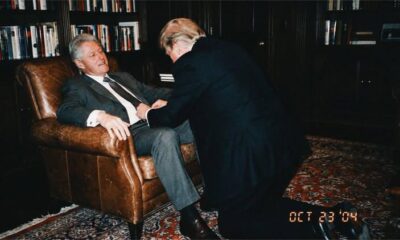 Taylor Swift’s Hilarious REACTION to Viral Photo of President Trump Kneeling in Front of Bill Clinton — As The Internet Jokes He Was “Just Helping Bubba Fix His Belt”