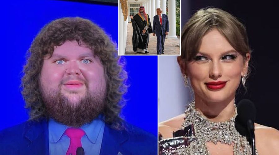 BREAKING: Taylor Swift DARES JD Vance to Ask Why the Saudi Crown Prince Visited the White House “NOT Wearing a Suit,” Then Roasts Trump’s Cheap, Wrinkled Suit—Saying It Looks Like He Slept in It—and Adds, “If There’s Any Money Left After You Finished the Ballroom, Maybe You Could Buy an Iron.”