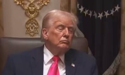 America Bursts Into Laughter After Hilarious Video of Sleepy President Donald Trump Falling From His Seat at Important Full Cabinet Press Conference, Having a Hard Time After Pulling a Raging All-Nighter on Truth Social and Posting Well Over 160 Times in an Hour