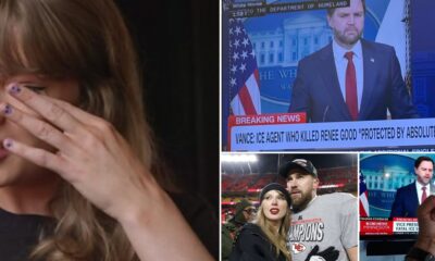Taylor Swift BREAKS DOWN in Tears After Watching the News With Fiancé Travis Kelce as VP JD Vance Defends the ICE Agent Who Shot a Woman in Minneapolis, Invokes “Absolute Immunity” — But What Comes Next Is What Has America Holding Its Breath