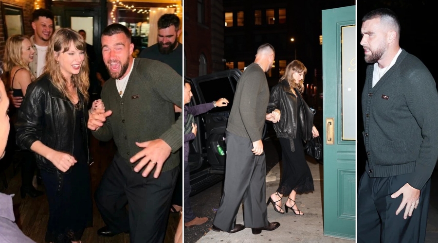 Taylor Swift and Husband Travis Kelce Steal the Spotlight in Elegant, Classy Looks During NYC Dinner to Celebrate Travis’ 37th Birthday - Their Hilarious Dance at the Birthday Celebration Has Fans in Uproar, See All Photos and Never-Before-Seen Video