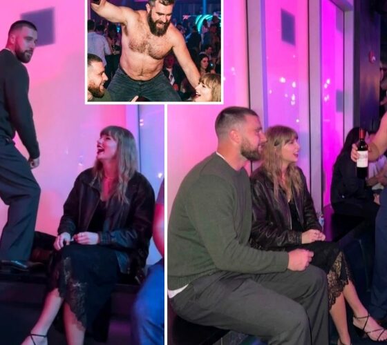 Travis Kelce Steals the Spotlight and Gets Spotted Twerking at His 37th Birthday Bash Hosted by Wife Taylor Swift, Who Couldn’t Hold Back Her Laughter, But the Moment That Sent Fans Crazy Was No. 1 Hype Man Jason Kelce Going Shirtless and Going Wild - See Never-Before-Seen Clips and New Photos