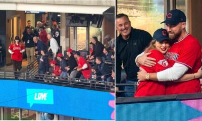 Taylor Swift Breaks MLB Protocol by Arriving Late at the Guardians vs. White Sox Game and Rushing to Her Husband Travis Kelce’s Private Luxury Suite to Give Him a Sweet Hug, Leaving Travis and Everyone Else Stunned as Fans Replay the Unforgettable Moment