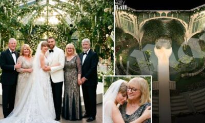 Taylor Swift Officially Releases the First Exclusive Look at Her Wedding Photos With Husband Travis Kelce and Both Sets of Parents, Donna and Ed Kelce and Andrea and Scott Swift, After Months of Secrecy and the Recent Daily Mail Leak of the Original Wedding Layout Plans and Scrapped Decisions