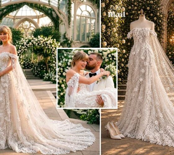 Taylor Swift Finally Shares the First Official Exclusive Look at Her Custom Christian Dior Wedding Looks in Newly Released Wedding Photos After Persistent Daily Mail Leaks, as a Wedding Guest’s Stunning Portrait of Taylor and Travis Kelce’s Wedding Attire Is Exclusively Revealed by the Daily Mail