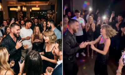 Taylor Swift Hosts Husband Travis Kelce’s 37th Birthday Bash at 1587 Prime in Kansas City With Family and Friends, Including Patrick and Brittany Mahomes, Jason and Kylie Kelce, and Other A List Celebrities - Fans Are Obsessed With Her Drastic New Look and Haircut, But It’s the Hilarious Video of Taylor and Travis Taking Over the Dance Floor That Fans Can’t Stop Replaying... See Clearer Photos and a Never Before Seen Clip