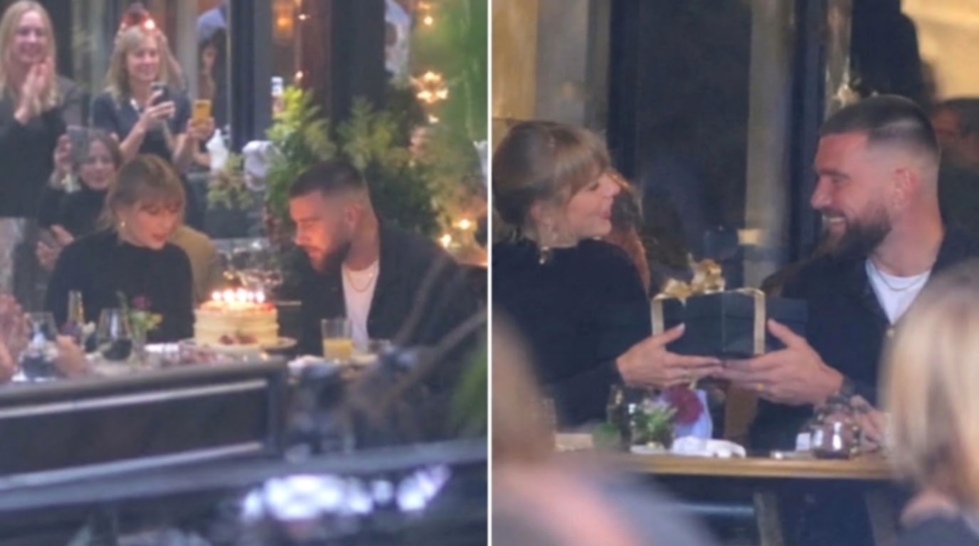 Taylor Swift and Husband Travis Kelce Break Their Strict Protocol as They’re Spotted Together at a Public Dinner With Fans Around, Showing Off a Drastic New Haircut During a Rare Birthday Breakfast Outing to Celebrate His 37th Birthday Following the Chiefs’ High Stakes Win Over the Raiders