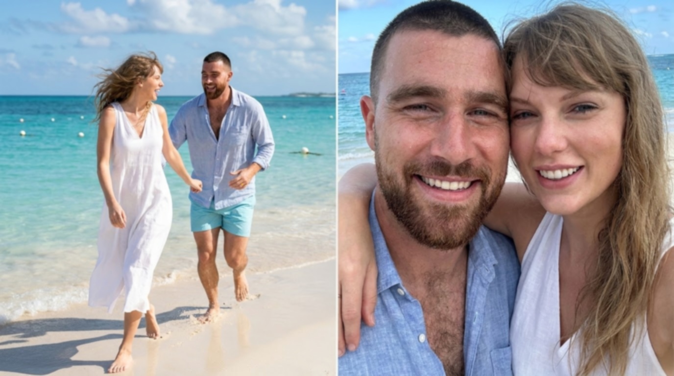 Taylor Swift and Husband Travis Kelce Stun Fans as They Share New Photos From Their Vacation During Chiefs’ Bye Week