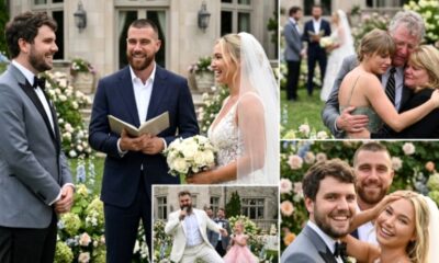 Taylor Swift’s Brother Austin Marries Longtime Girlfriend and Model Sydney Ness in a Dramatic Ceremony at Taylor Swift’s Private Mansion in Watch Hill, Rhode Island, Attended by Taylor Swift, Husband Travis Kelce, Andrea and Scott Swift, Jason Kelce, and Other A-List Celebrities
