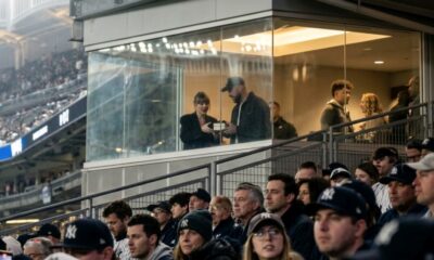 Taylor Swift and Husband Travis Kelce Steal the Spotlight Alongside Patrick and Brittany Mahomes on a Power Double-Date at the Yankees vs. Rays ALDS Playoff Game During the Chiefs' Bye Week and Travis's 37th Birthday Celebrations in the Bronx - as Taylor Rocks Her Signature Red Lip and a Breathtaking, Razor-Sharp New Haircut