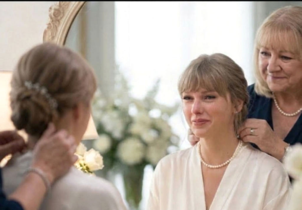 Full Video Captures Emotional Moment Before Taylor Swift and Travis Kelce’s Star-Studded MSG Wedding as Donna Kelce Hands Taylor Swift Her Grandmother Margaret’s 60-Year-Old Pearl Necklace
