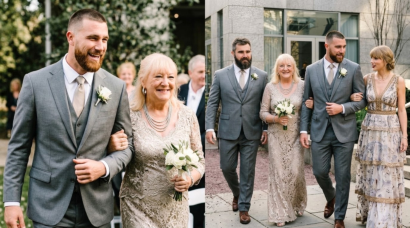 Donna Kelce Marries Boyfriend Adam Scott in a Luxurious Wedding Ceremony as Sons Travis Kelce, Alongside Wife Taylor Swift, and Jason Kelce Steal the Spotlight While Sharing an Emotional Family Moment, While Ex-Husband Ed Kelce and Kylie Kelce Remain Absent... See All Official Photos
