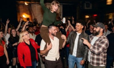 Travis Kelce Steals the Spotlight With Hilarious Dance Moves While Carrying Wife Taylor Swift Across the Dance Floor at Mom Donna Kelce’s 74th Birthday Celebration, With Jason Kelce and Patrick Mahomes Also in Attendance