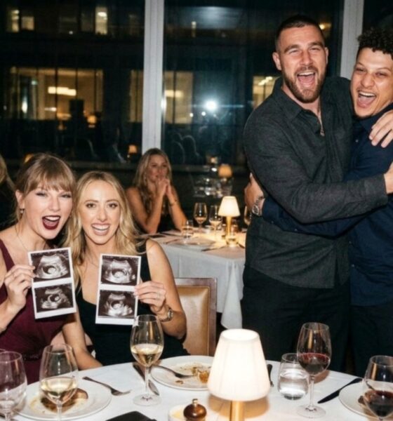 Taylor Swift and Husband Travis Kelce Join Patrick and Brittany Mahomes for a Double Date Night in NYC Before a Shocking Double Pregnancy and Gender Reveal, as Travis and Patrick’s Heartwarming Reactions Melt Hearts and Break the Internet