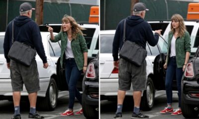 Taylor Swift spotted arguing with her fitness trainer in LA parking lot after he touched her inappropriately