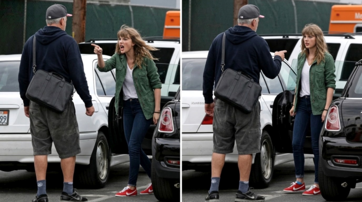 Taylor Swift spotted arguing with her fitness trainer in LA parking lot after he touched her inappropriately