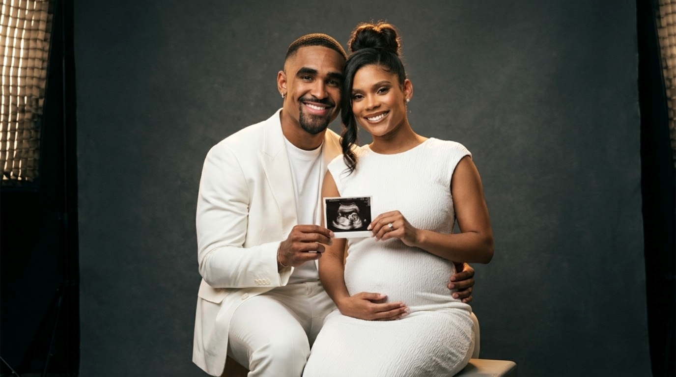 Eagles QB Jalen Hurts and Wife Bry Burrows Melt Hearts With a Pregnancy and Gender Reveal for Baby No. 1 Following His Blood Clot Diagnosis, as He Prepares to Miss Sunday's Game Against the Panthers and the Deeply Private Couple Shares Another Shocking Announcement Fans Never Expected