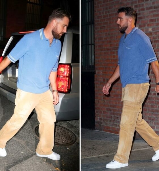 Taylor Swift, 36, Stuns in Liquid Gold While Husband Travis Kelce, 37, Looks Stylish in Blue as They Show Off Their Effortless NYC Style, but Fans Notice Something Unexpected About Taylor’s Appearance That Has Everyone Asking Questions