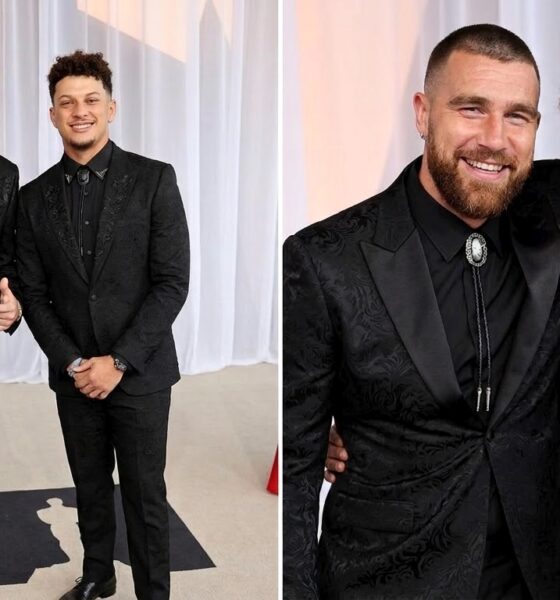 Travis Kelce and Patrick Mahomes Arrive at the Academy Museum Gala, Ditching NFL and Chiefs Protocol Ahead of the Chiefs vs. Chargers Game to Cheer on Taylor Swift as She Performs at the 6th Annual Event
