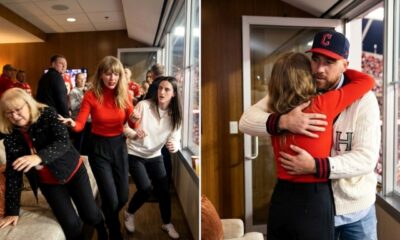 Crying Taylor Swift Pushes Aside Caitlin Clark and Donna Kelce, Who Were Comforting Her, Before Rushing to Hug Husband Travis Kelce in the VIP Suite After Seeing Him Again Following His Ankle Injury During the Chiefs vs. Chargers Game After the Chiefs’ 22-6 Win Over the Chargers